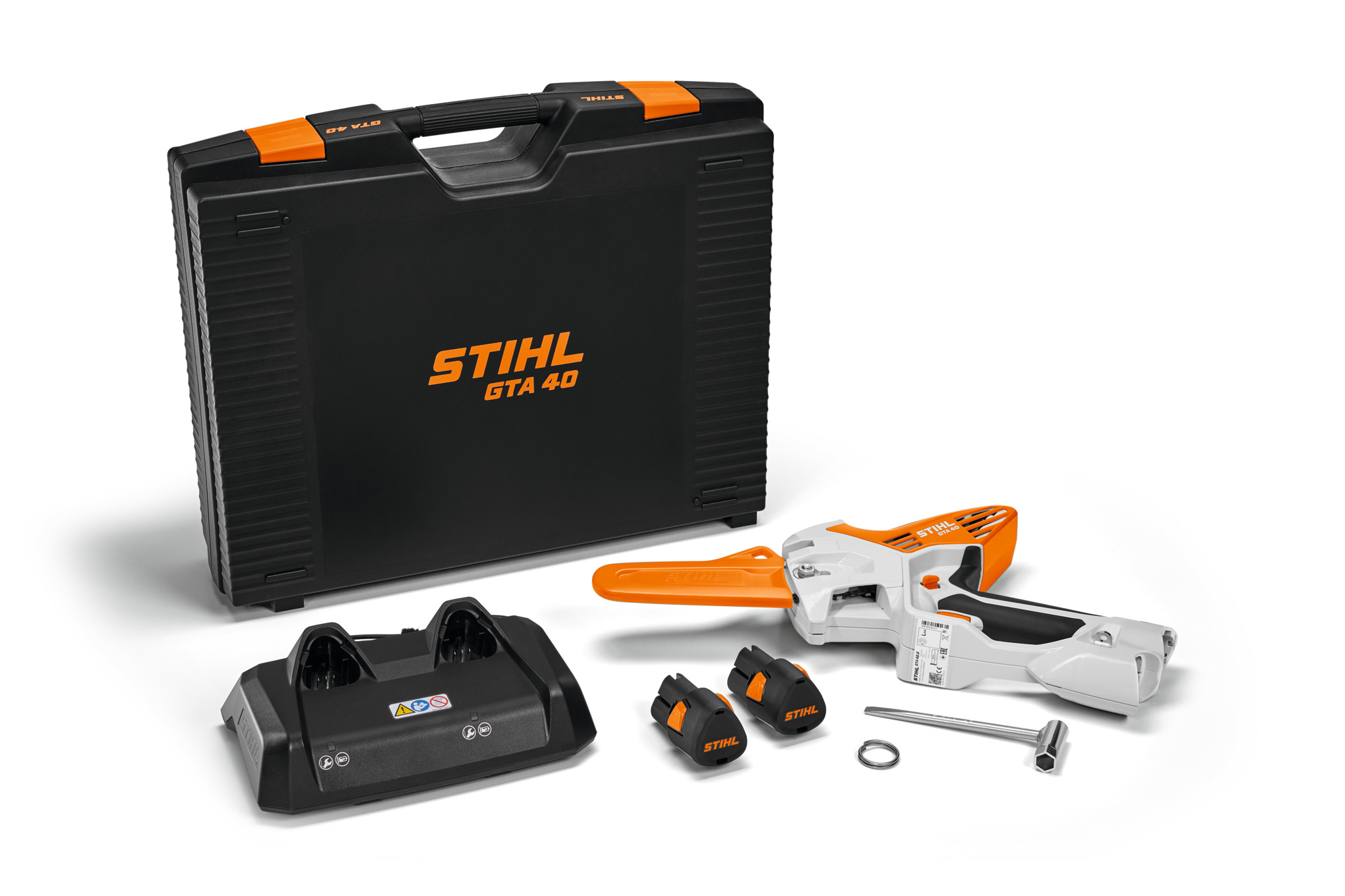 STIHL GTA 40 mit 2 x Akku AS 2 und Ladegerät AL 5-2 STIHL GTA 40 mit 2 x Akku AS 2 und Ladegerät AL 5-2 – Bild 1