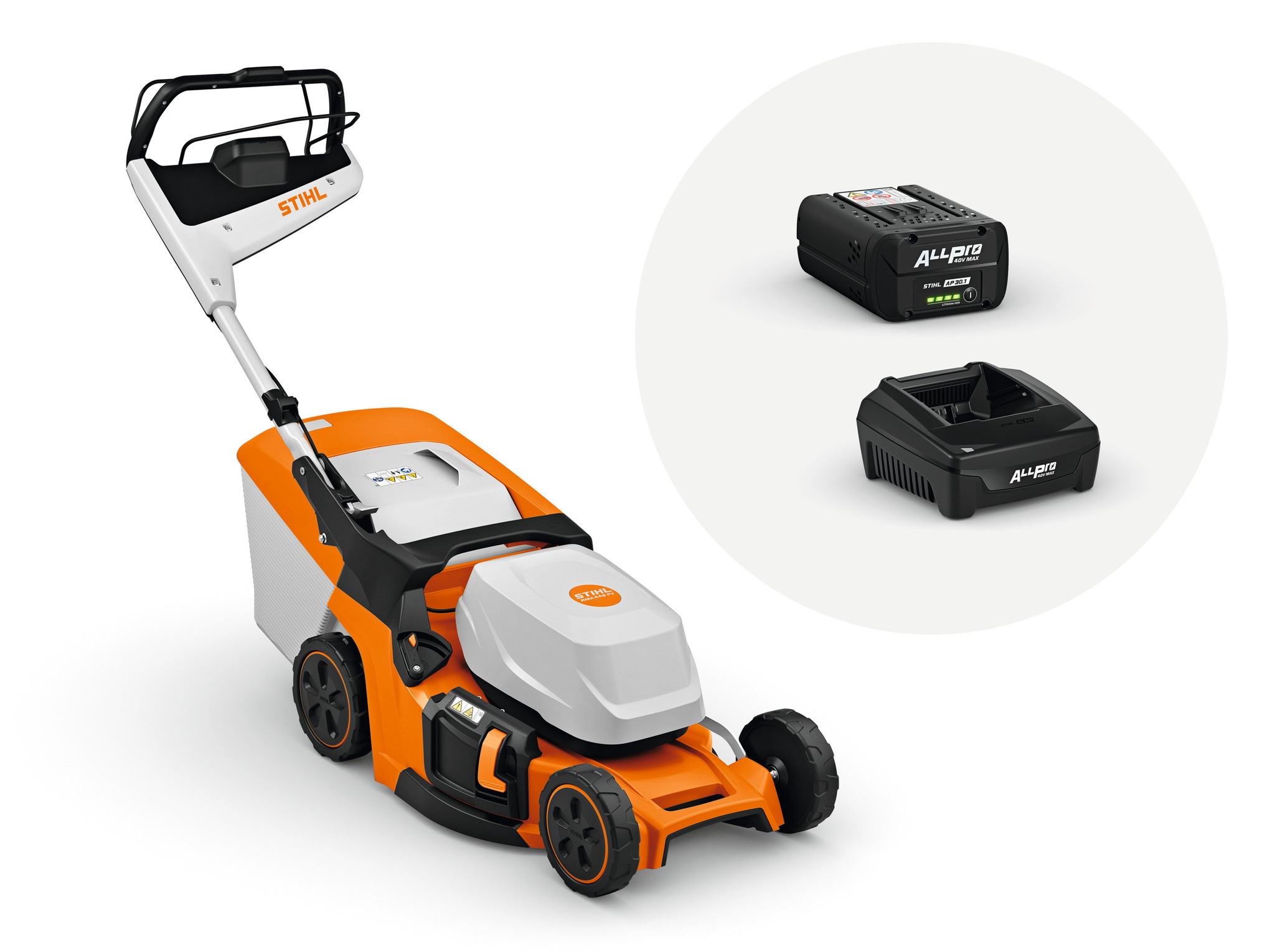 STIHL RMA 448 PV mit Akku AP 30.1 und Ladegerät AL 301.1 STIHL RMA 448 PV mit Akku AP 30.1 und Ladegerät AL 301.1 – Bild 1