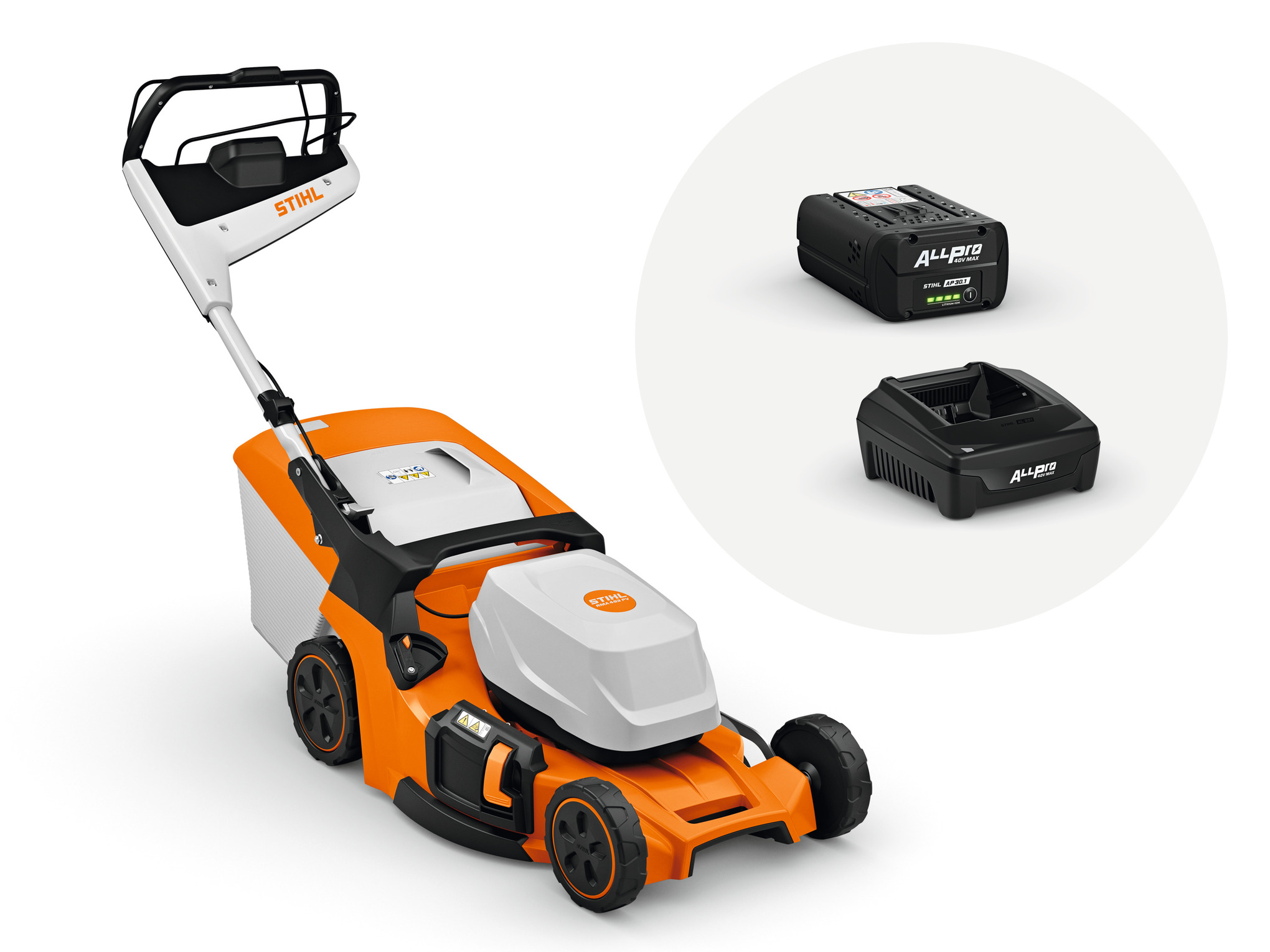 STIHL RMA 453 PV mit Akku AP 30.1 und Ladegerät AL 301.1 STIHL RMA 453 PV mit Akku AP 30.1 und Ladegerät AL 301.1 – Bild 1