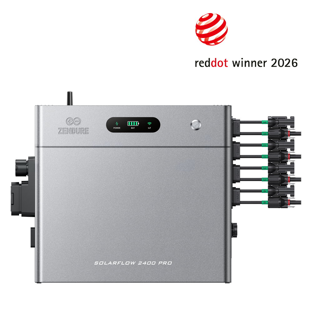 Zendure SolarFlow 2400 Pro - SolarFlow 2400 Pro (2.4 kWh) / Ohne Batterie / Ohne Panels Zendure SolarFlow 2400 Pro - SolarFlow 2400 Pro (2.4 kWh) / 1*AB3000L (2.88 kWh) / 4*230W Flexible (920Wp) – Bild 1