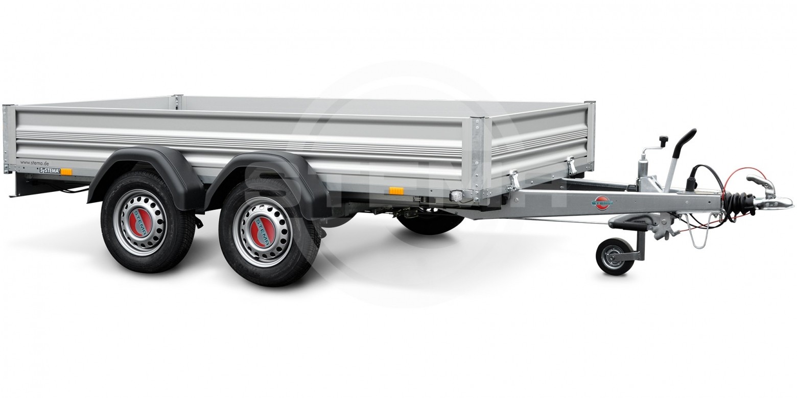 STEMA ALU STL 2000 O2 20-30-15.2 mit Plane grau und Spriegel 150 cm STEMA ALU STL 2000 O2 20-30-15.2 mit Plane grau und Spriegel 150 cm – Bild 1
