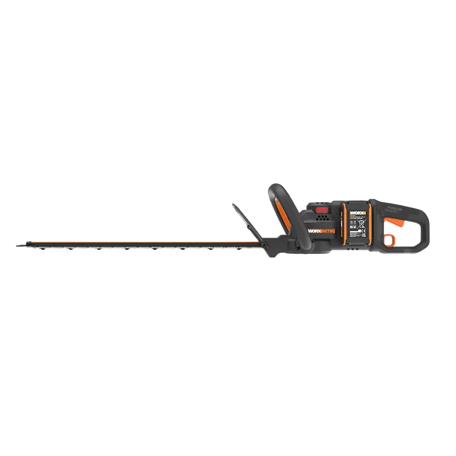 Worx 40V 61 cm Heckenschere, 27 mm maximaler Schnittdurchmesser, 3.400/min, bürstenloser Motor, PowerShare Worx 40V 61 cm Heckenschere, 27 mm maximaler Schnittdurchmesser, 3.400/min, bürstenloser Motor, PowerShare – Bild 1