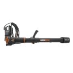 Worx 80V 240 km/h 1.360 m³/h Rucksack-Laubbläser, 51 cm³ vergleichbare Leistung, bis zu 230 Minuten Laufzeit, bürstenloser Motor, 4 x 4,0 Ah Akkus enthalten, PowerShare