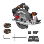 Worx 2 × 20V 190 mm bürstenlose Akku-Handkreissäge